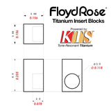 Titanium String Lock Insert Blocks - AP Intl