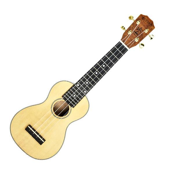 KAHUNA SOPRANO UKE SPRUCE TOP, PEARL MAHOGANY - AP Intl