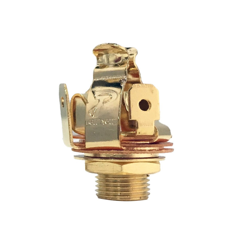 STEREO Pure Tone Multi-Contact 1/4″ Output Jack Gold - AP Intl
